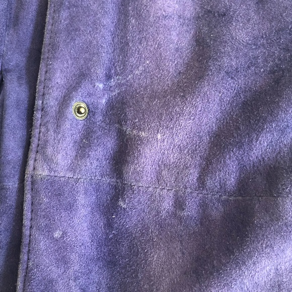 Loro Piana Suede Jacket, Purple.  Italian size 44 - Picture 15 of 16